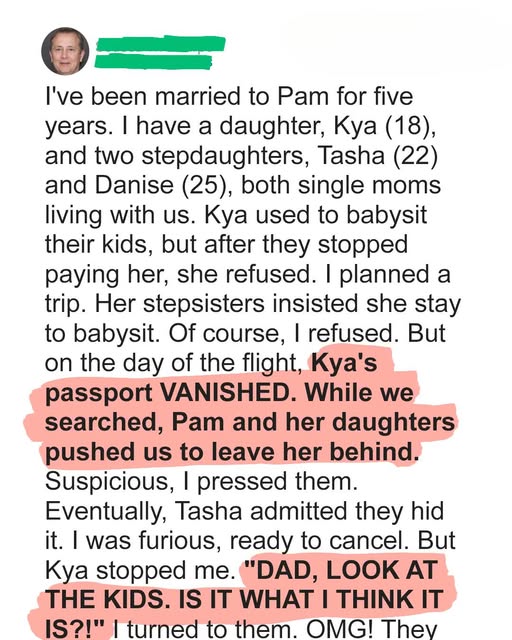 My Stepdaughters Hid My Daughter’s Passport — Then Karma Stepped In