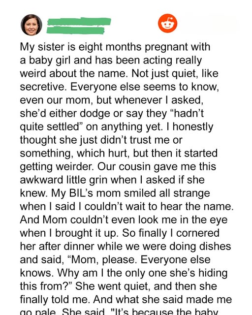 My Sister Hid Her Baby’s Name – The Reason Shocked Me