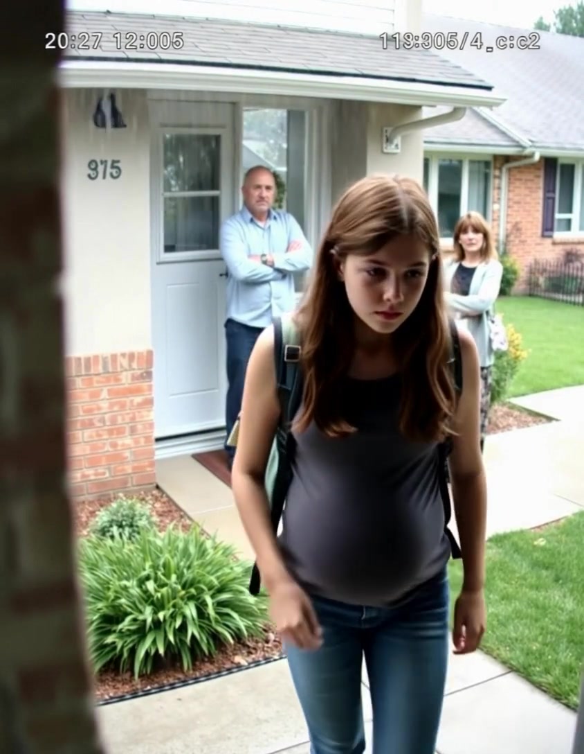 The 13-year-old girl was kicked out of her house for being pregnant, and years later