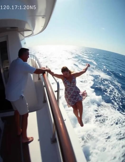 😨😱He pushed his wife into the sea, dreaming of seizing her fortune together with his