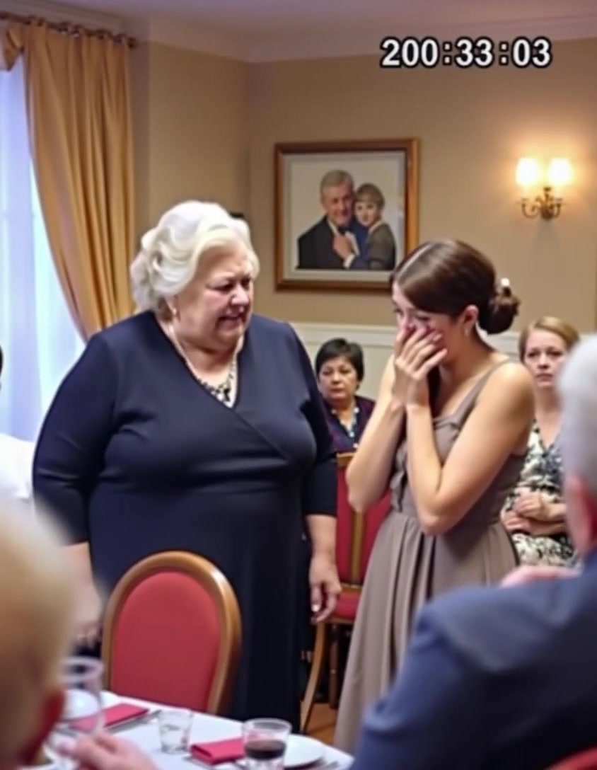 My mother-in-law shouted at me in front of the guests, then raised her hand because