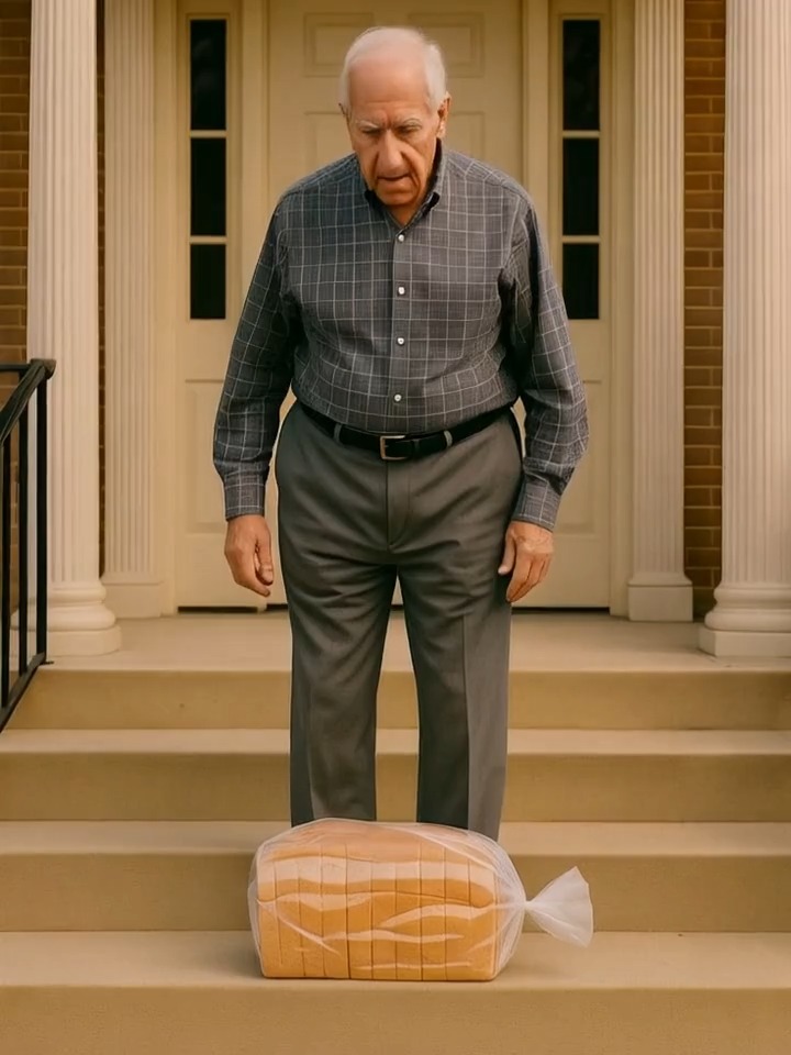 Every day the pensioner found a fresh loaf of bread in cellophane on his porch: he didn’t know where the bread came from, and when he went to the police, he was horrified