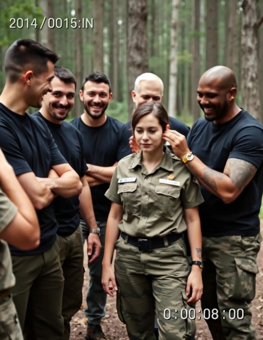 Bandits in the forest attacked a woman in military uniform, but none of them had